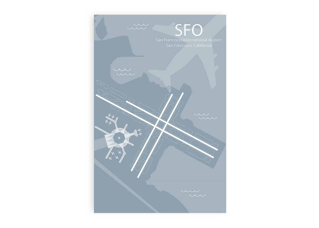 sfo airport map