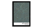 custom city map of atlanta