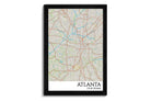 atlanta street map art