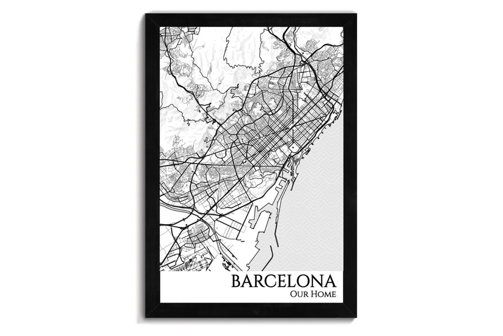 street map of barcelona
