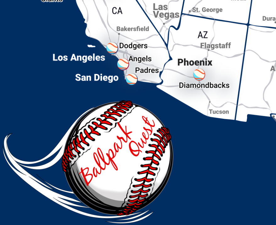 baseball stadium map