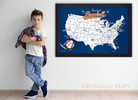 Baseball stadium map