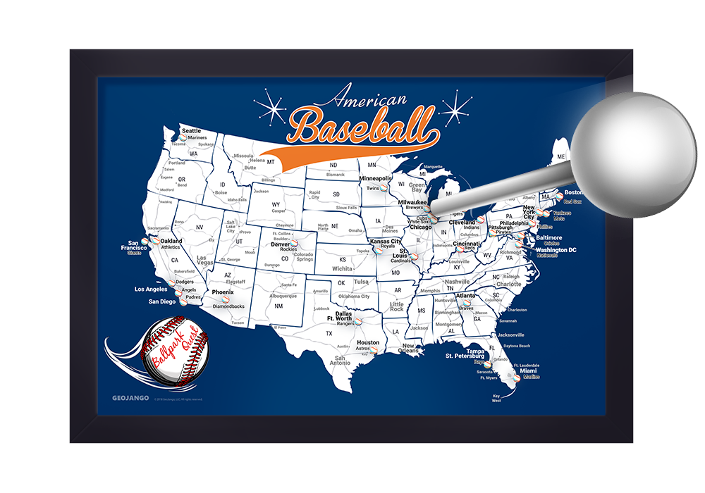baseball stadium map