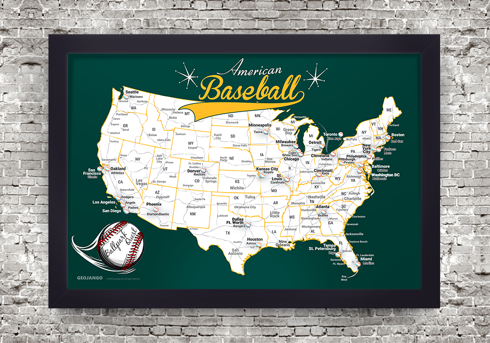 Oakland A's Map