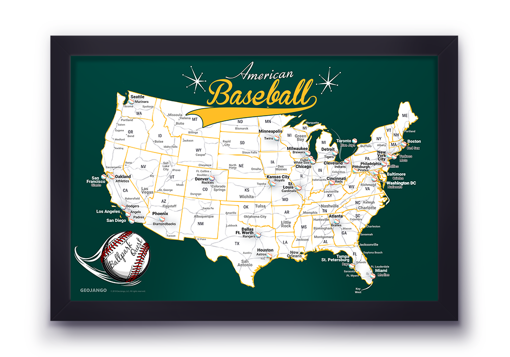 Oakland Athletics Map