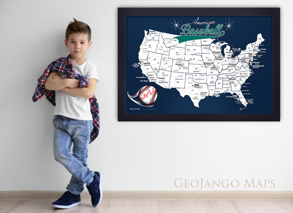 Seattle Mariners Baseball Stadium Map – GeoJango Maps