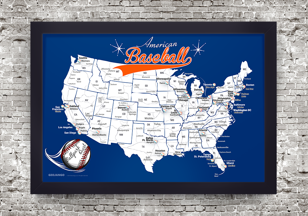 Baseball Stadium Map New York Mets – GeoJango Maps