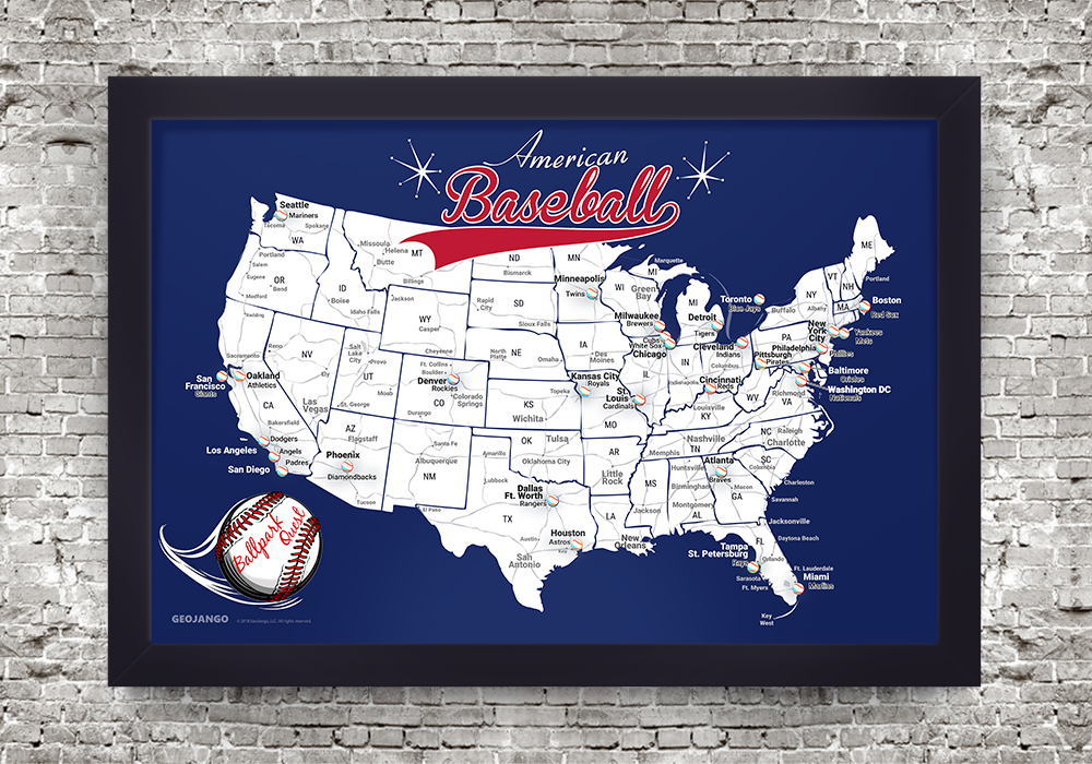 Nationals baseball stadium map