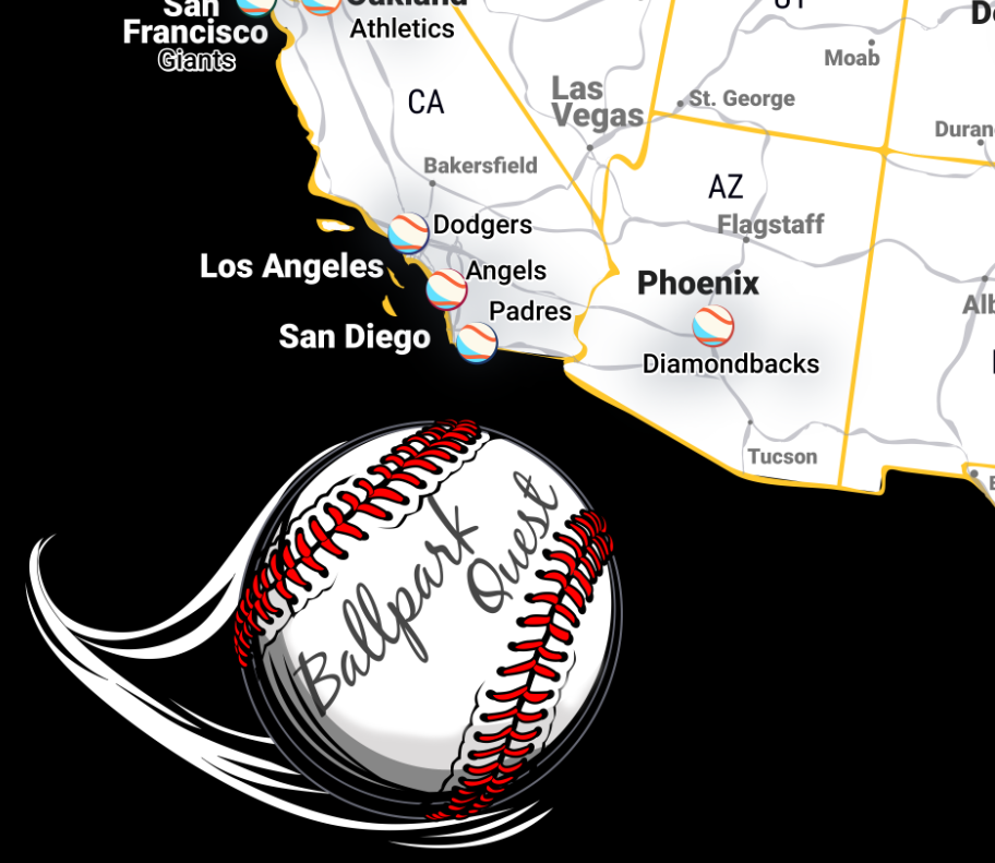 mlb map