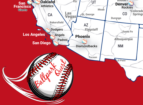 Baseball Stadium Map Texas Rangers – GeoJango Maps