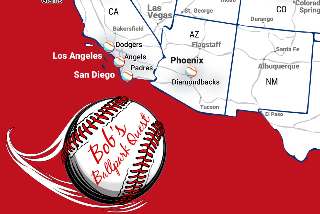 baseball stadium maps  