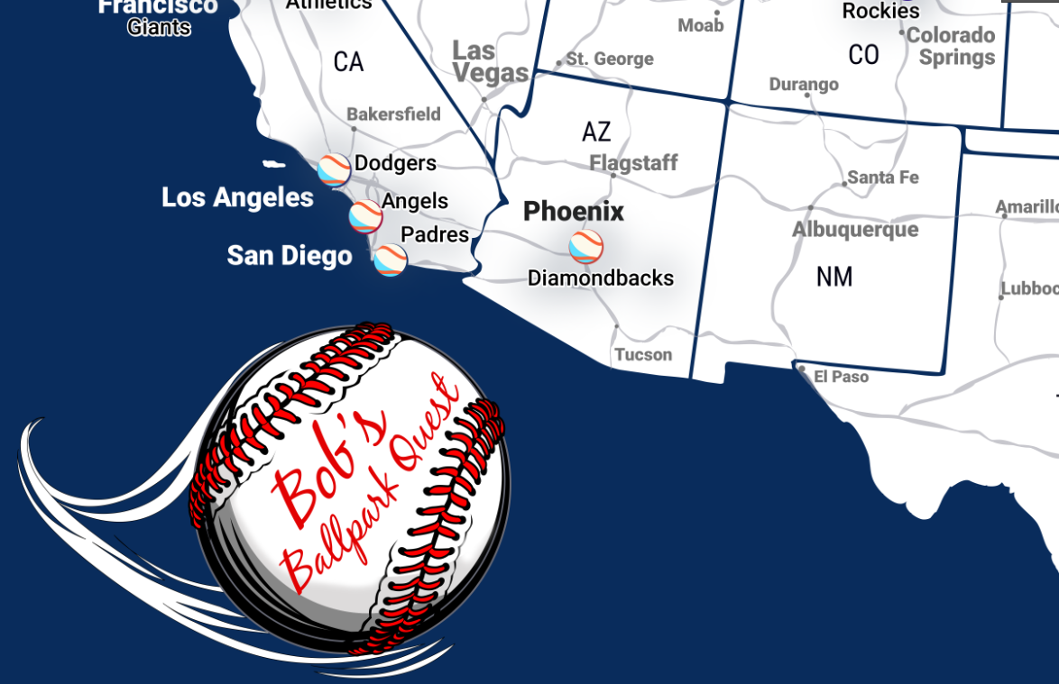 baseball stadium map