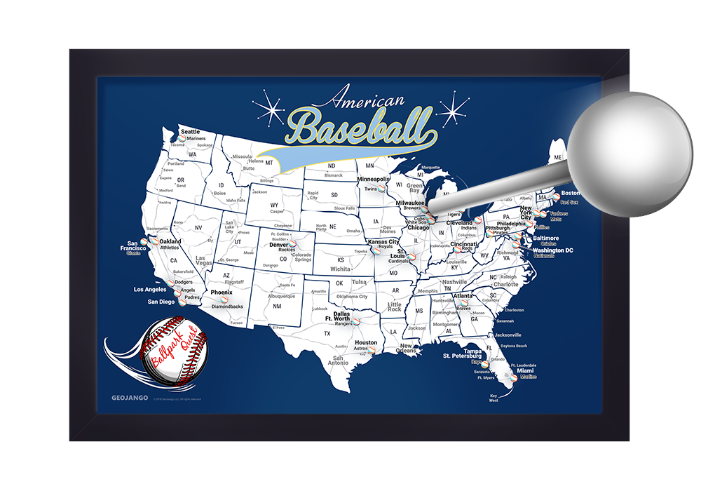 baseball stadium map