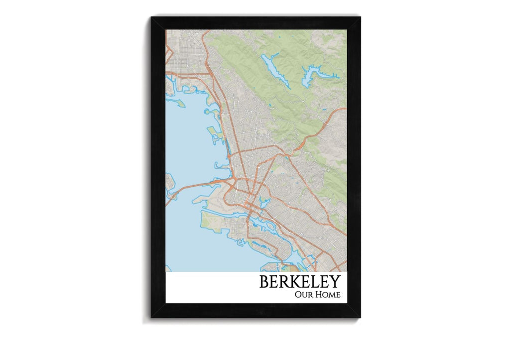 berkeley street map art