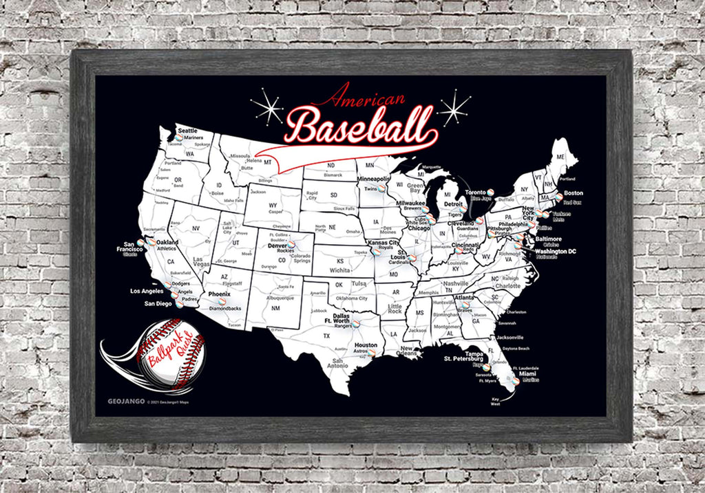 baseball stadiums map