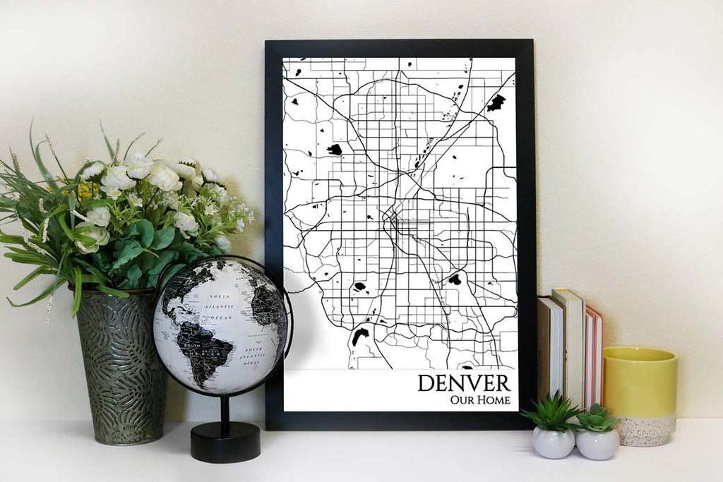 map of downtown denver