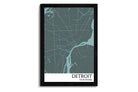 map of detroit michigan