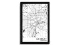 Detroit Michigan Map