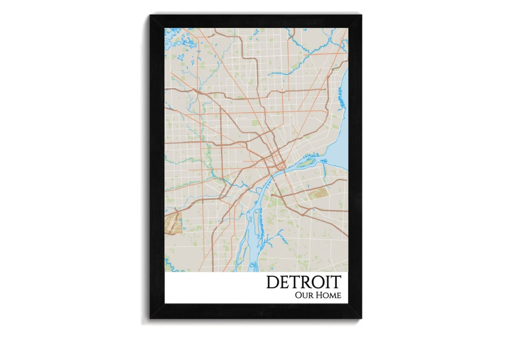 detroit city map