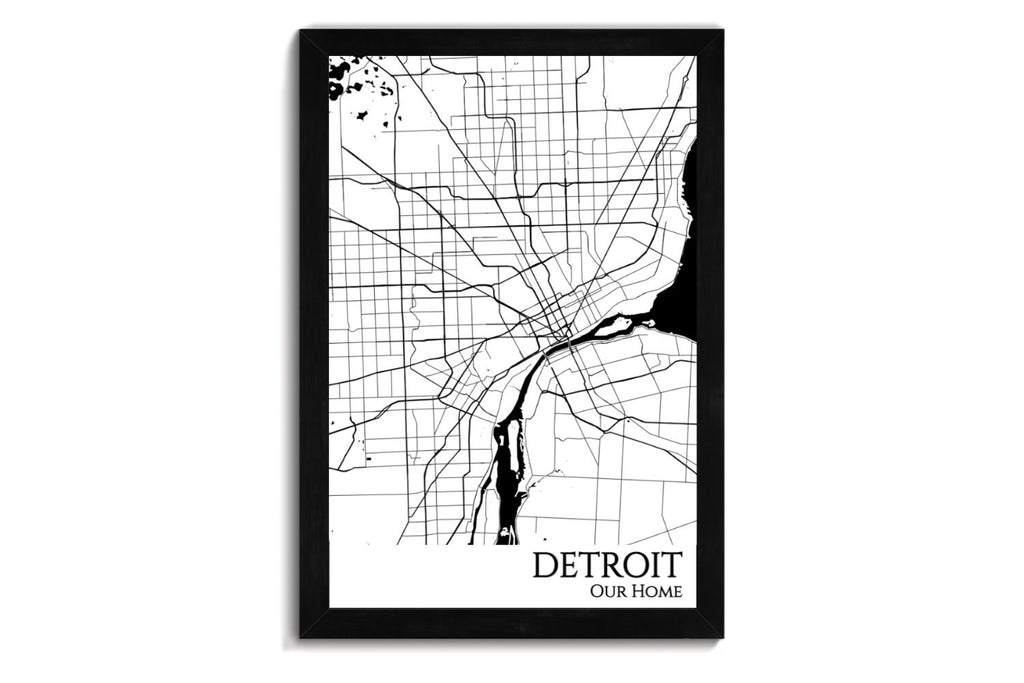 map of detroit