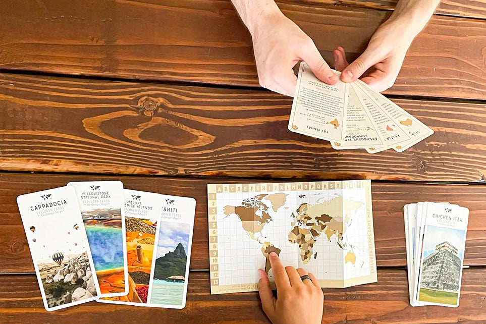 geography card game