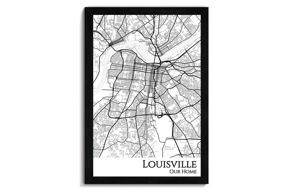 louisville kentucky map