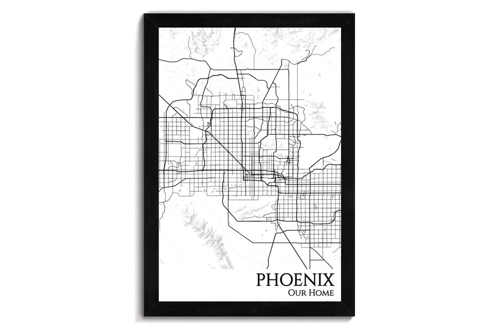 map of phoenix arizona