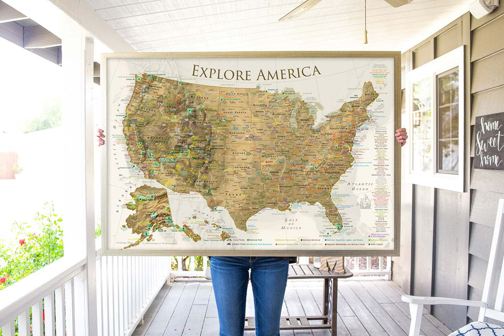 Giant national parks usa map