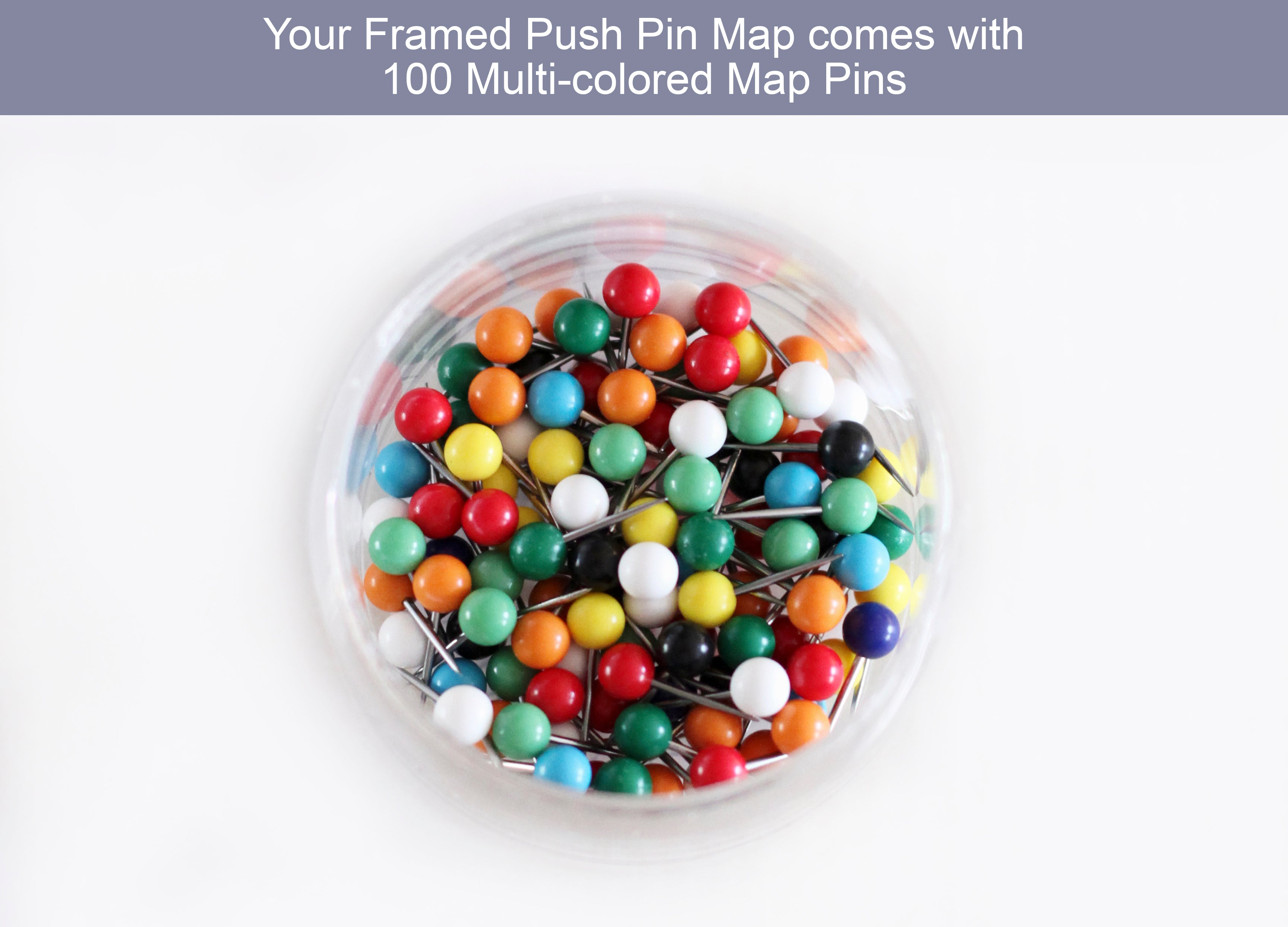 Multi Colored Push Pins