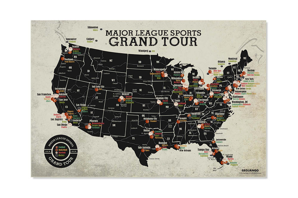 grand tour map for sale