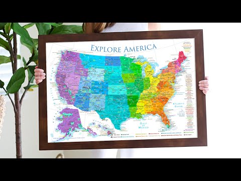 rainbow usa kids map