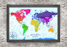 map of the world for kids