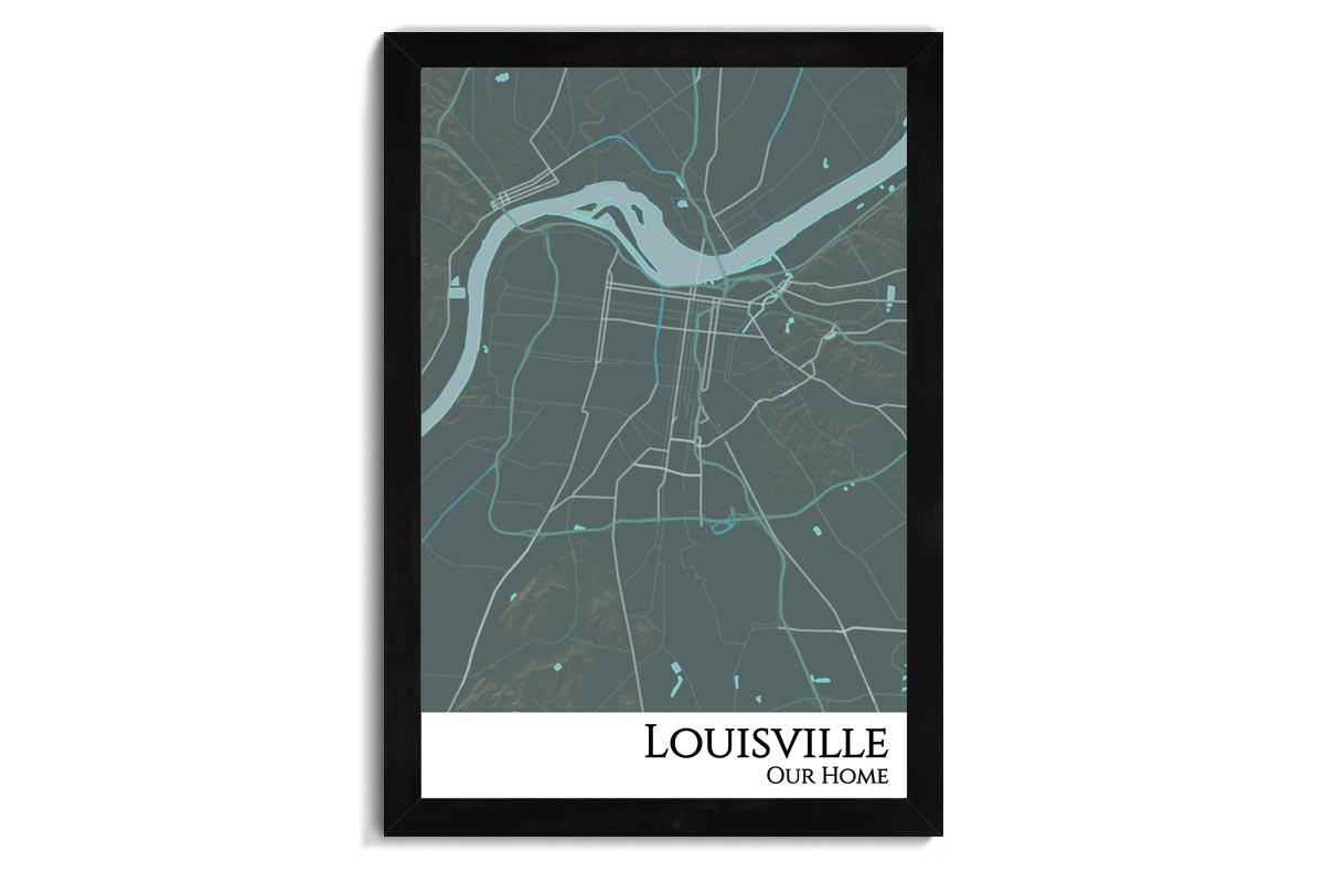 map of louisville kentucky