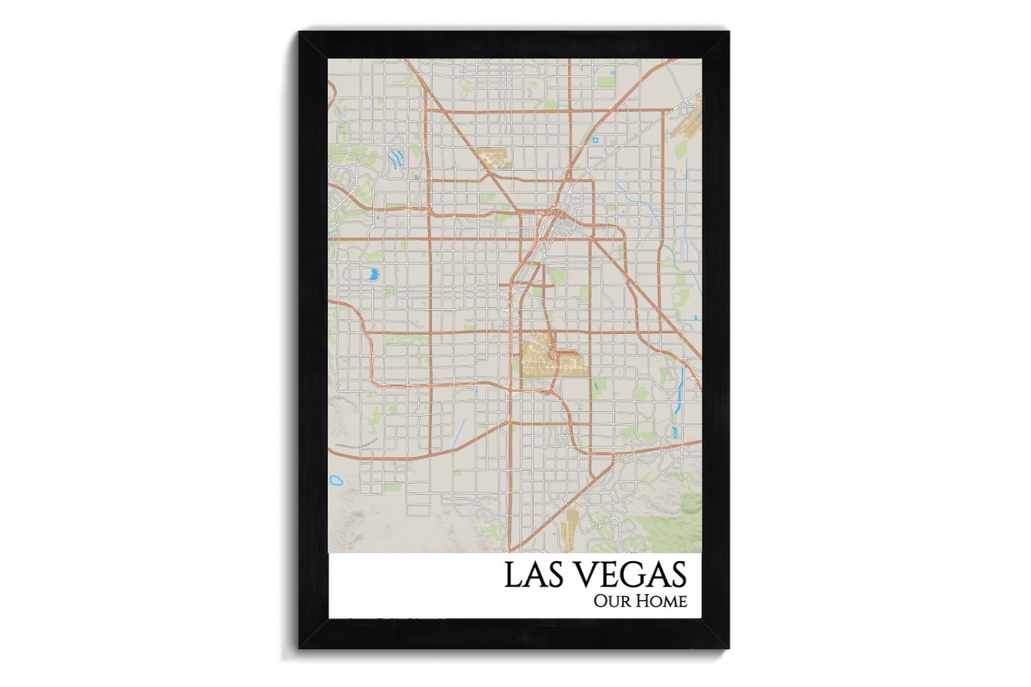 las vegas street map