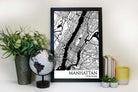 manhattan ny map