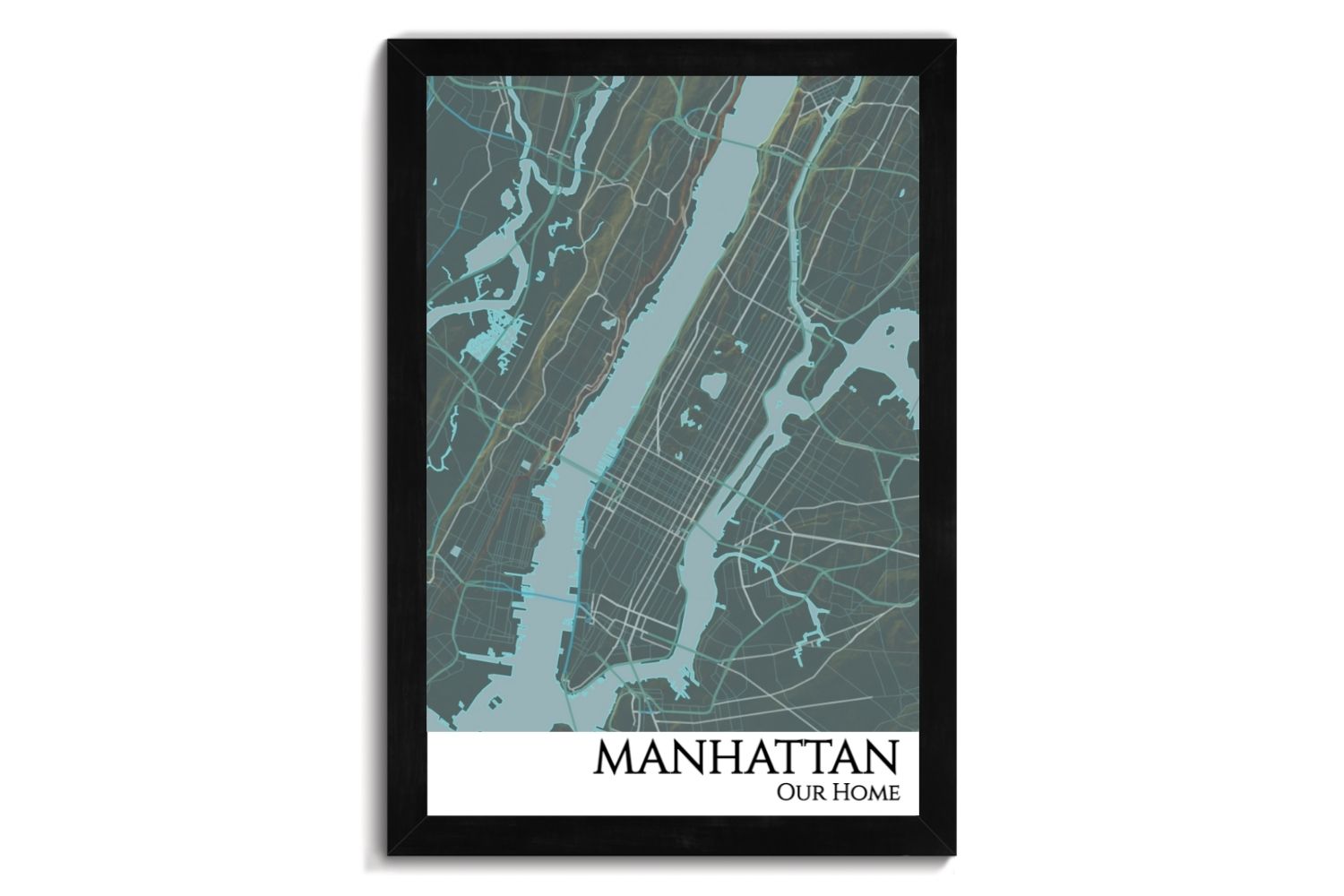 manhattan ny map