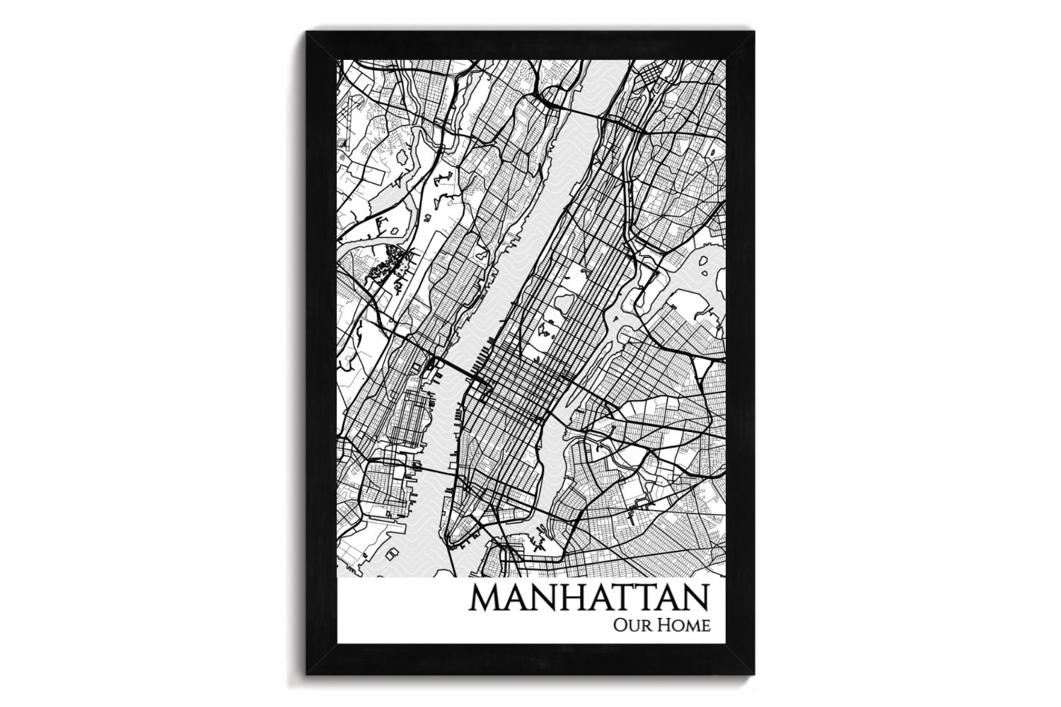 map of manhattan new york