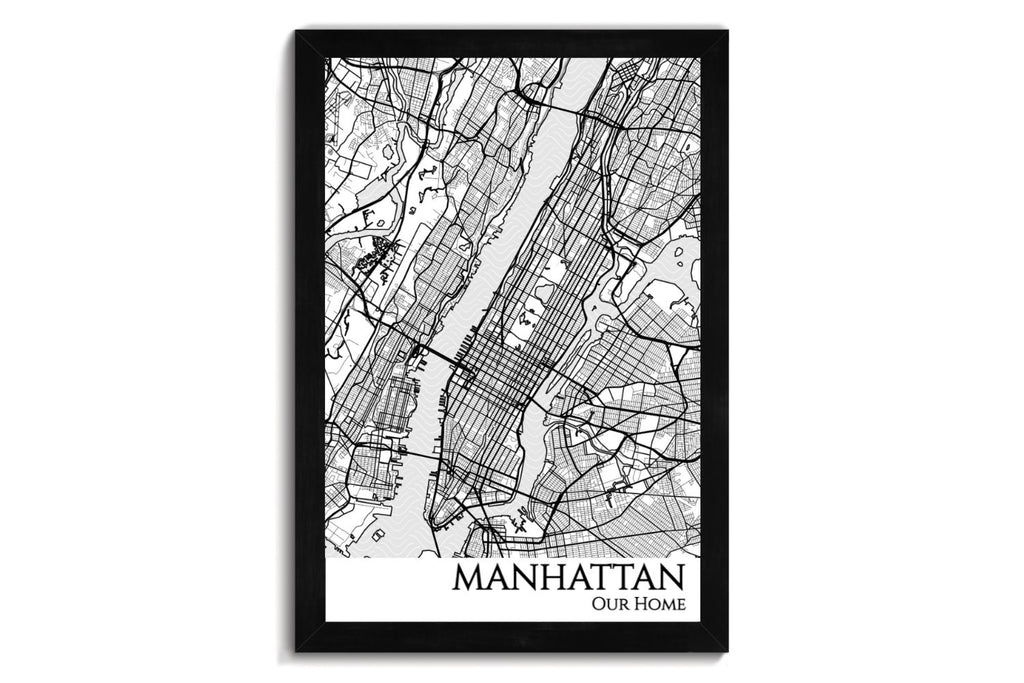map of manhattan new york