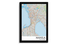 manila street map art