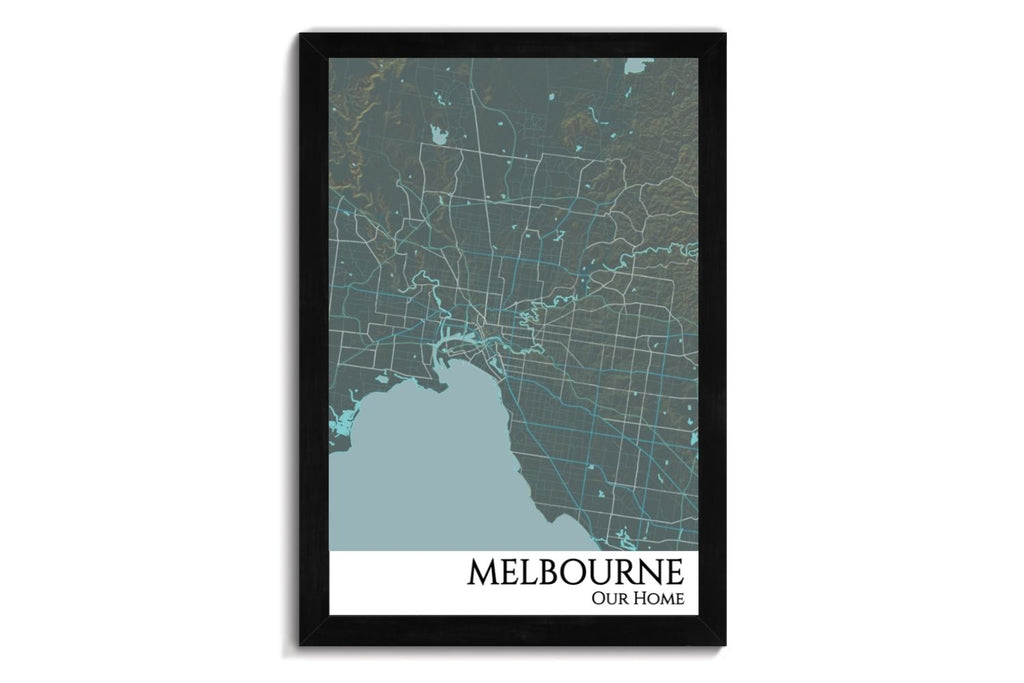 map of melbourne australia