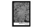mexico city city map art