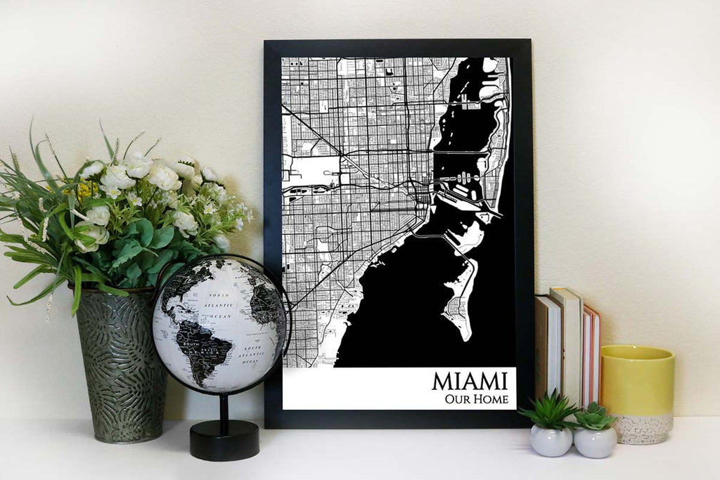 map of downtown miami