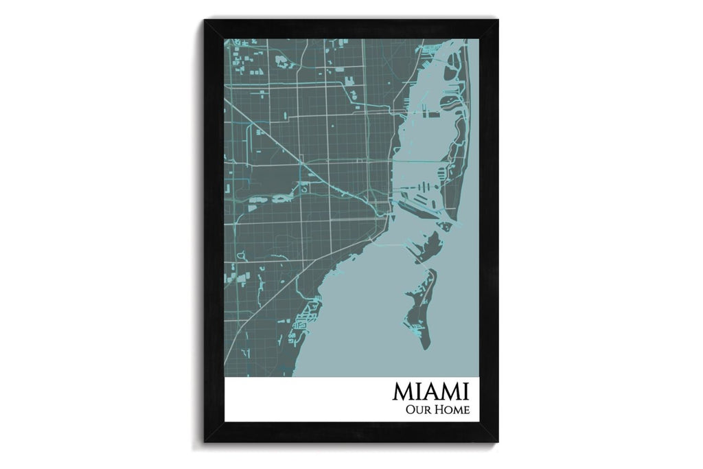 map of miami