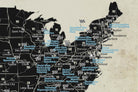 nascar racetrack map northeast detail