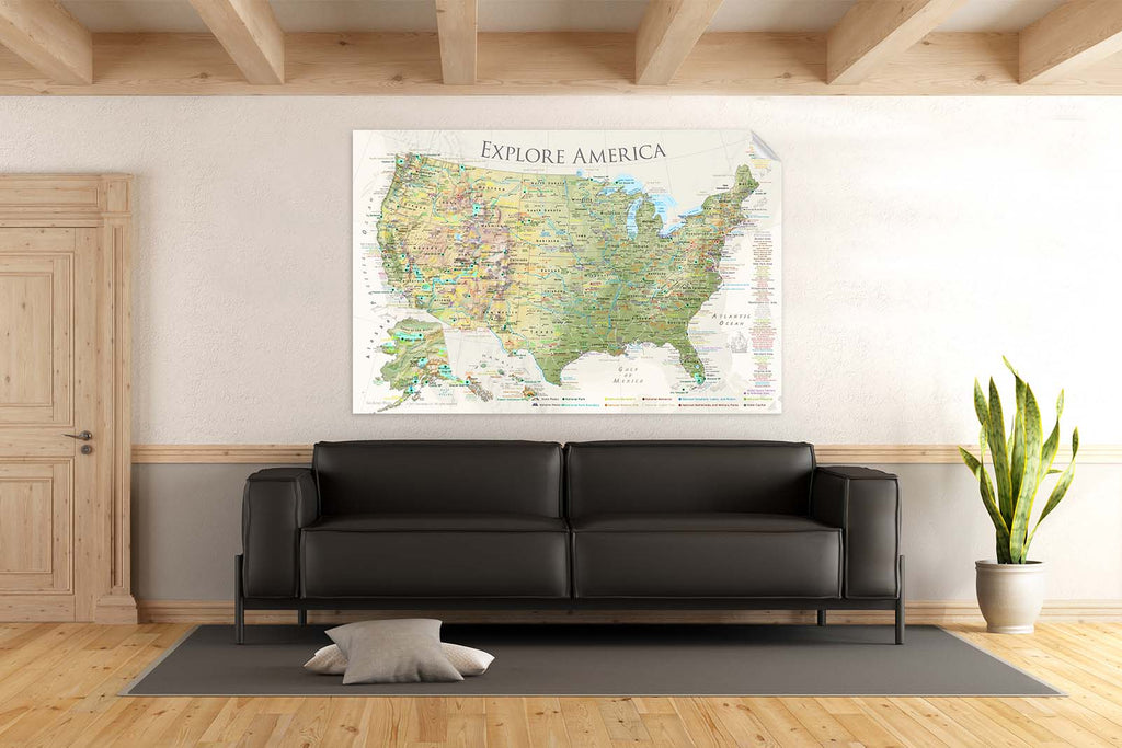 push pin map usa