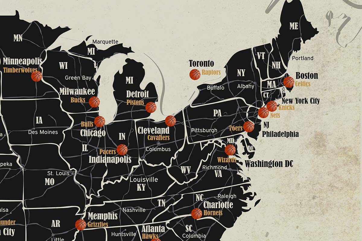 Nba Map 2022