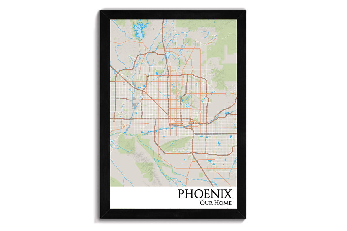 phoenix city map