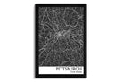 Pittsburgh city map
