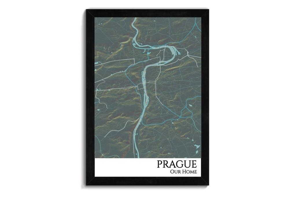 map of prague districts
