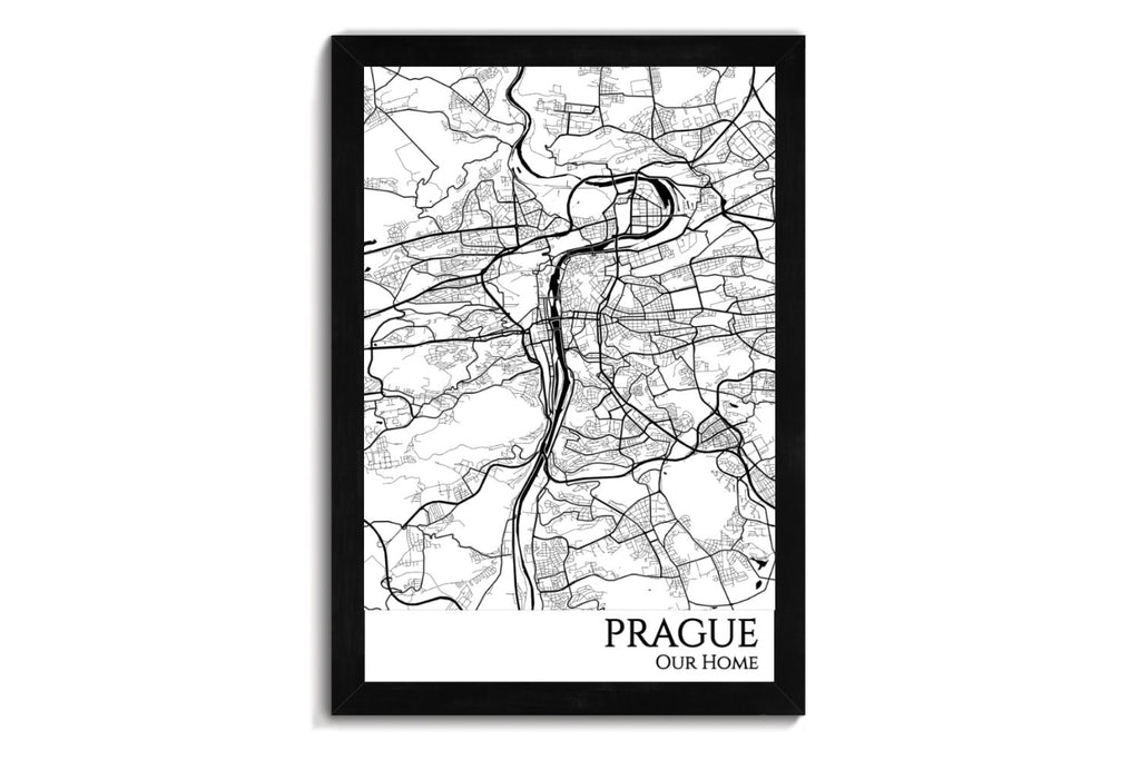 map of prague